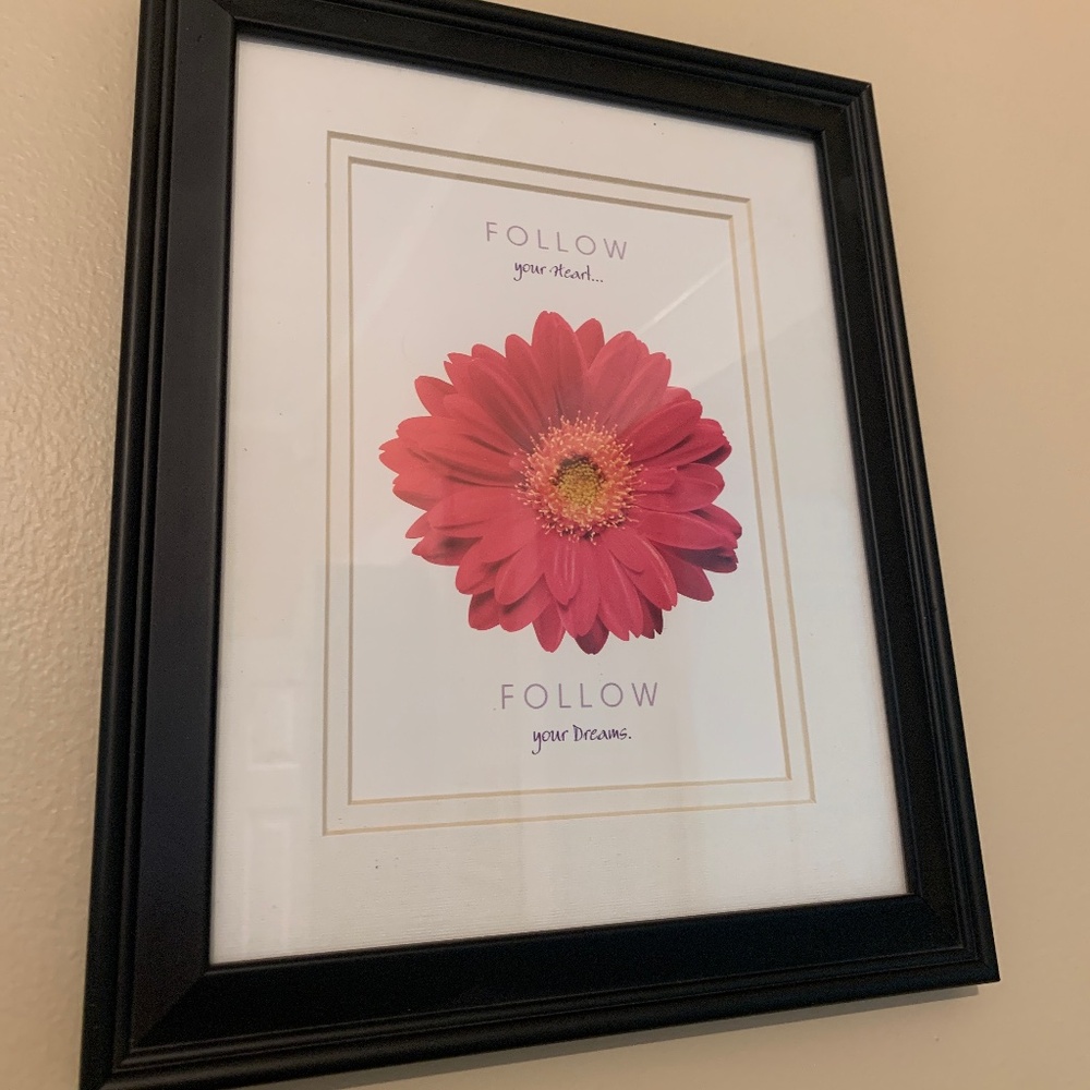 Follow your dreams flower print